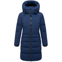 Navahoo Mondnebel Damen Winter Steppmantel Navy Größe XS - Gr. 36