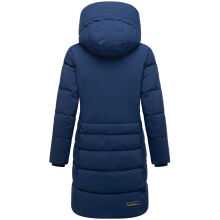 Navahoo Mondnebel Damen Winter Steppmantel Navy Größe XS - Gr. 36