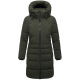 Navahoo Mondnebel Damen Winter Steppmantel Dark Olive Größe XS - Gr. 36