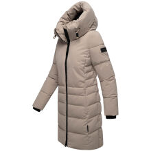 Navahoo Mondnebel Damen Winter Steppmantel Light Taupe Größe XS - Gr. 36