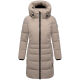 Navahoo Mondnebel Damen Winter Steppmantel Light Taupe Größe XS - Gr. 36
