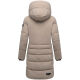 Navahoo Mondnebel Damen Winter Steppmantel Light Taupe Größe XS - Gr. 36