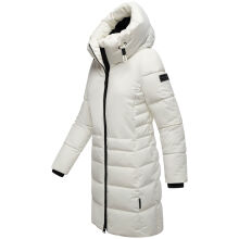 Navahoo Mondnebel Damen Winter Steppmantel Offwhite Größe XS - Gr. 36