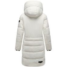 Navahoo Mondnebel Damen Winter Steppmantel Offwhite Größe XS - Gr. 36