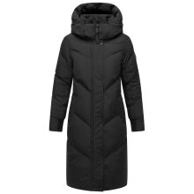 Marikoo Teonaa Damen Winter Steppmantel Schwarz Größe XXXXXL - Gr. 50