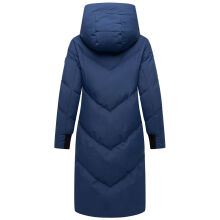 Marikoo Teonaa Damen Winter Steppmantel Navy Größe L - Gr. 40