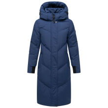 Marikoo Teonaa Damen Winter Steppmantel Navy Größe XXXL - Gr. 46