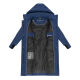 Marikoo Teonaa Damen Winter Steppmantel Navy Größe XXXXL - Gr. 48