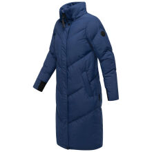 Marikoo Teonaa Damen Winter Steppmantel Navy Größe XXXXXL - Gr. 50