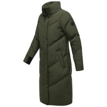 Marikoo Teonaa Damen Winter Steppmantel Olive Größe M - Gr. 38