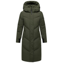 Marikoo Teonaa Damen Winter Steppmantel Olive Größe L - Gr. 40