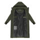 Marikoo Teonaa Damen Winter Steppmantel Olive Größe XXL - Gr. 44