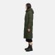 Marikoo Teonaa Damen Winter Steppmantel Olive Größe XXXXL - Gr. 48