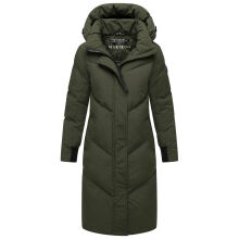 Marikoo Teonaa Damen Winter Steppmantel Olive Größe XXXXXL - Gr. 50