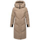 Marikoo Teonaa Damen Winter Steppmantel Taupe Grey Größe S - Gr. 36