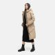 Marikoo Teonaa Damen Winter Steppmantel Taupe Grey Größe M - Gr. 38