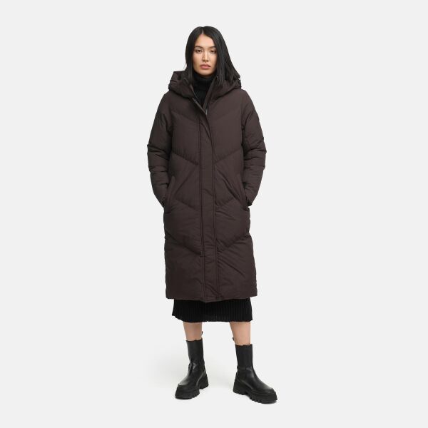Marikoo Teonaa Damen Winter Steppmantel Choco Größe L - Gr. 40