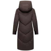 Marikoo Teonaa Damen Winter Steppmantel Choco Größe XXL - Gr. 44