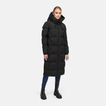 Marikoo Tikoraa Damen Winter Steppmantel Schwarz-Größe S - Gr. 36