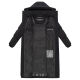 Marikoo Tikoraa Damen Winter Steppmantel Schwarz-Größe XXL - Gr. 44