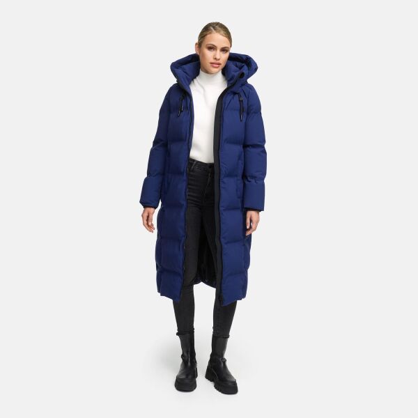 Marikoo Tikoraa Damen Winter Steppmantel Navy-Größe XXXXL - Gr. 48
