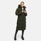 Marikoo Tikoraa Damen Winter Steppmantel Dark Olive-Größe XL - Gr. 42