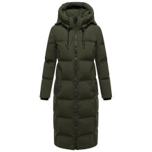 Marikoo Tikoraa Damen Winter Steppmantel Dark Olive-Größe XXXL - Gr. 46
