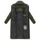 Marikoo Tikoraa Damen Winter Steppmantel Dark Olive-Größe XXXL - Gr. 46