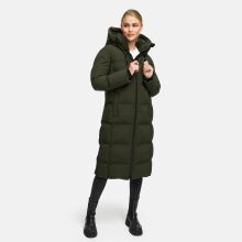 Marikoo Tikoraa Damen Winter Steppmantel Dark Olive-Größe XXXXL - Gr. 48