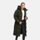 Marikoo Tikoraa Damen Winter Steppmantel Dark Olive-Größe XXXXL - Gr. 48