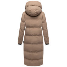 Marikoo Tikoraa Damen Winter Steppmantel Taupe Grey-Größe M - Gr. 38