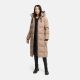 Marikoo Tikoraa Damen Winter Steppmantel Taupe Grey-Größe M - Gr. 38