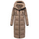 Marikoo Tikoraa Damen Winter Steppmantel Taupe Grey-Größe M - Gr. 38