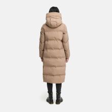 Marikoo Tikoraa Damen Winter Steppmantel Taupe Grey-Größe XL - Gr. 42