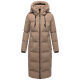 Marikoo Tikoraa Damen Winter Steppmantel Taupe Grey-Größe XL - Gr. 42