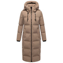 Marikoo Tikoraa Damen Winter Steppmantel Taupe Grey-Größe XXL - Gr. 44