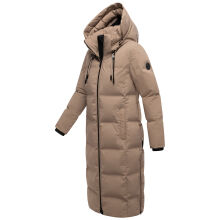 Marikoo Tikoraa Damen Winter Steppmantel Taupe Grey-Größe XXXXXL - Gr. 50