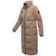 Marikoo Tikoraa Damen Winter Steppmantel Taupe Grey-Größe XXXXXL - Gr. 50