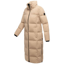 Marikoo Tikoraa Damen Winter Steppmantel Beige-Größe S - Gr. 36