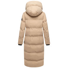 Marikoo Tikoraa Damen Winter Steppmantel Beige-Größe M - Gr. 38