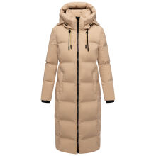 Marikoo Tikoraa Damen Winter Steppmantel Beige-Größe L - Gr. 40