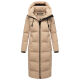 Marikoo Tikoraa Damen Winter Steppmantel Beige-Größe L - Gr. 40