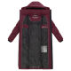 Marikoo Tikoraa Damen Winter Steppmantel Wine-Größe L - Gr. 40