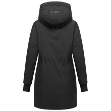 Navahoo Winterzart Damen Winterparka Schwarz Größe S - Gr. 36