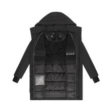 Navahoo Winterzart Damen Winterparka Schwarz Größe S - Gr. 36