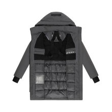 Navahoo Winterzart Damen Winterparka Anthrazit Größe S - Gr. 36