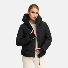 Marikoo Yukanii Damen Winterjacke Steppjacke kurz Schwarz-Größe M - Gr. 38