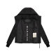 Marikoo Yukanii Damen Winterjacke Steppjacke kurz Schwarz-Größe M - Gr. 38