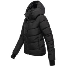 Marikoo Yukanii Damen Winterjacke Steppjacke kurz Schwarz-Größe L - Gr. 40