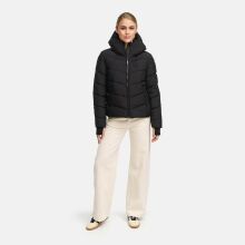 Marikoo Yukanii Damen Winterjacke Steppjacke kurz Schwarz-Größe XXL - Gr. 44